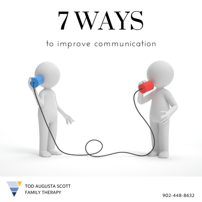 Ways to improve communication in a relationship