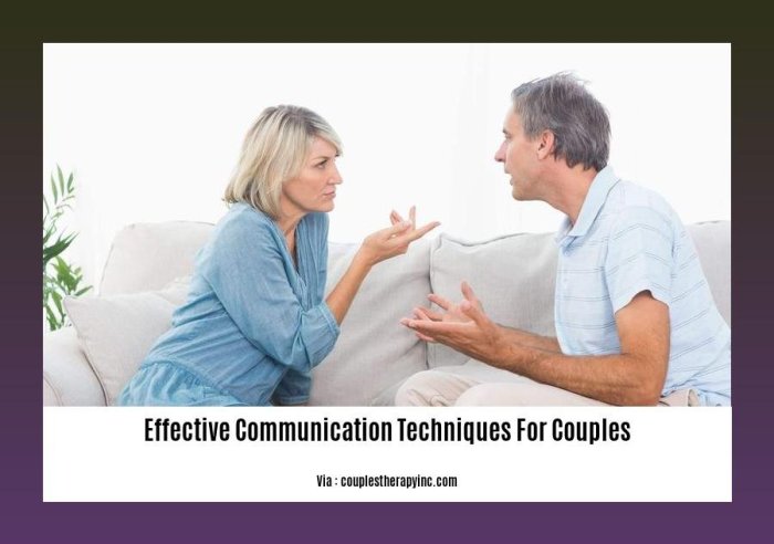 Communication techniques for couples